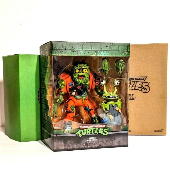 Super7 Ultimates Muckman and Joe Eyeball TMNT 6" Action Figures Teenage Mutant - Picture 1 of 11